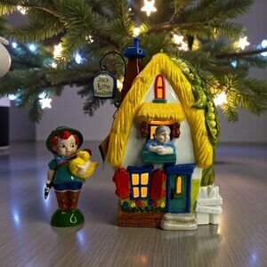 Dept 56 Jack and the Beanstalk Cottage Storybook Village Lighted Building - 2002